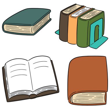 kitap vektör kümesi