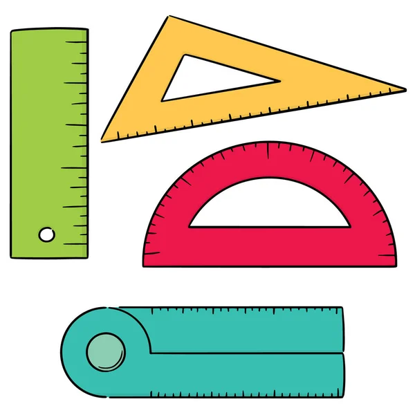 向量集的标尺 — 图库矢量图片