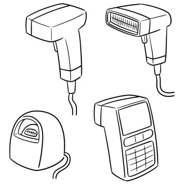 vektör kümesi barkod okuyucu