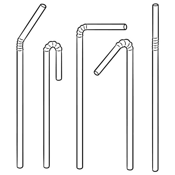 векторный набор соломы