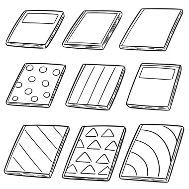 dizüstü bilgisayarlar kümesini vektör