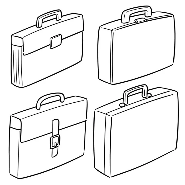 Vector Conjunto Maletín — Archivo Imágenes Vectoriales