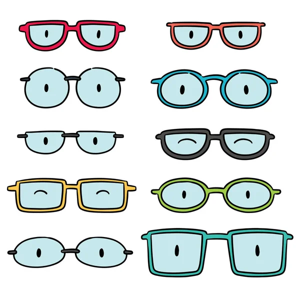 Vector Conjunto Gafas Graduadas — Archivo Imágenes Vectoriales