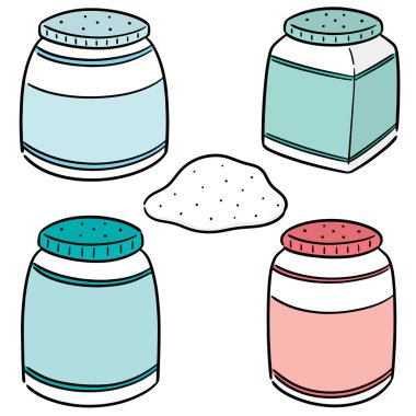 vücut toz vektör kümesi