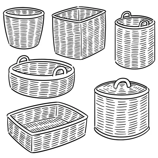 바구니의 — 스톡 벡터