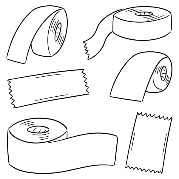 粘着テープのベクトルセット — ストックベクタ