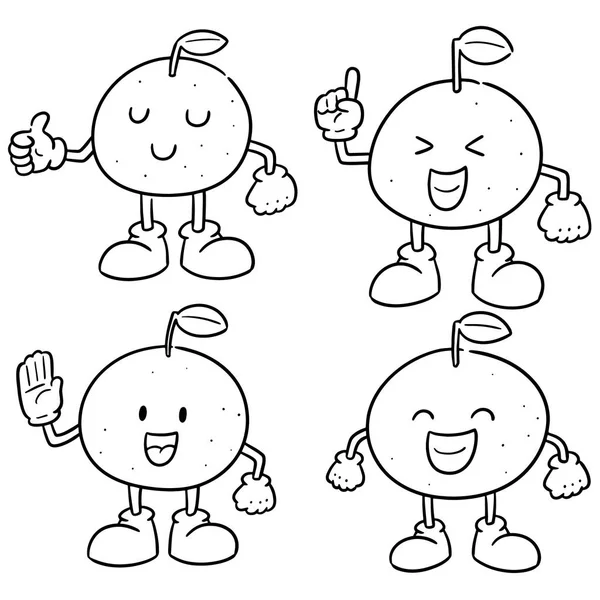 turuncu vektör kümesi