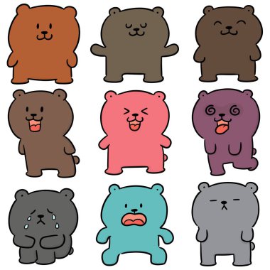 ayı vektör kümesi