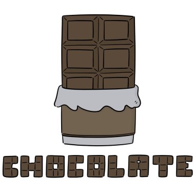 vektör kümesi çikolata