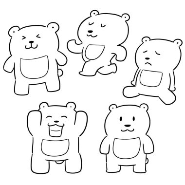 ayı vektör kümesi