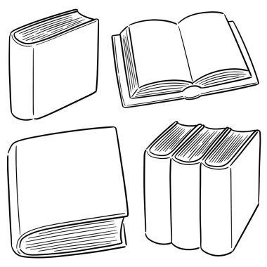 kitap vektör kümesi