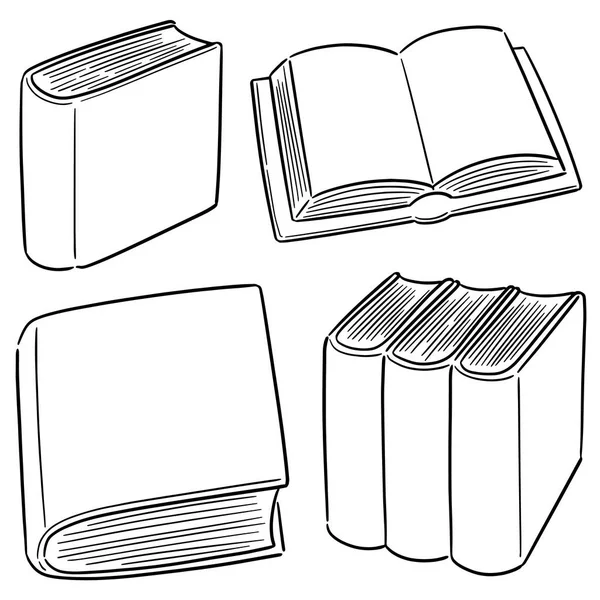 Vector conjunto de libro — Vector de stock