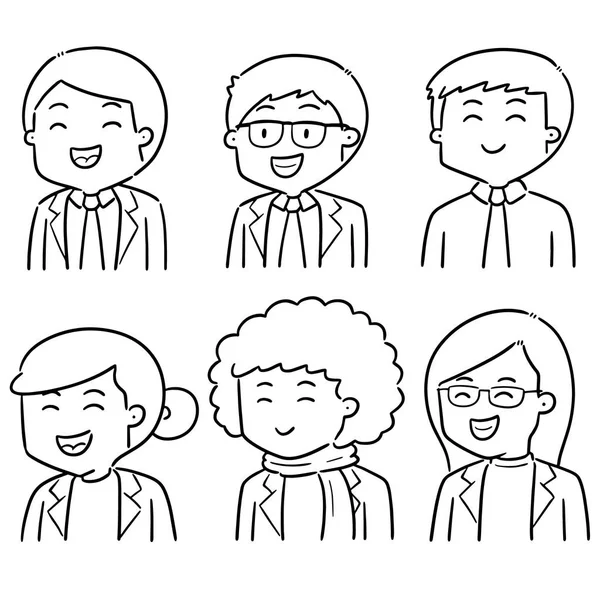 Vector conjunto de personas — Archivo Imágenes Vectoriales