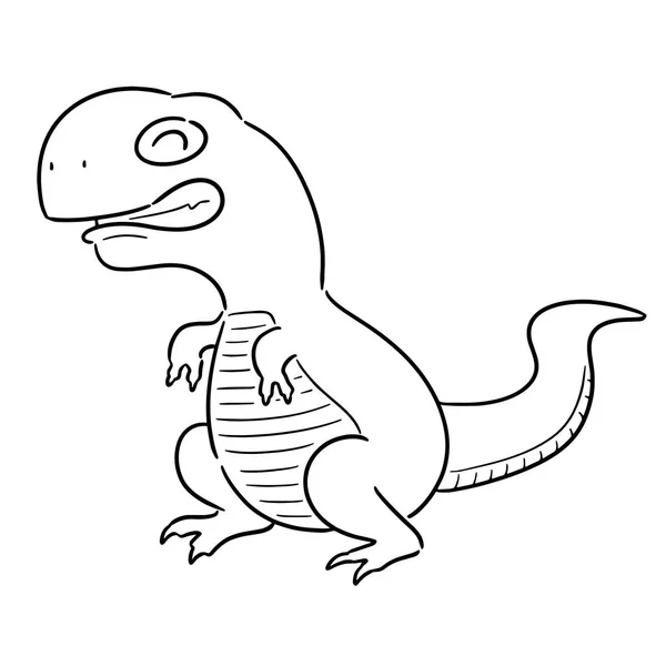 Vectorset van dinosaurus — Stockvector