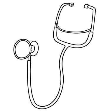 stetoskop vektör kümesi