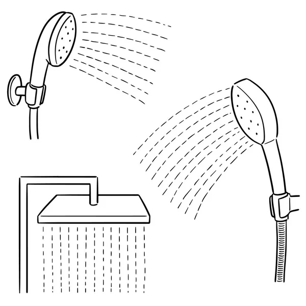 Vector conjunto de ducha — Archivo Imágenes Vectoriales