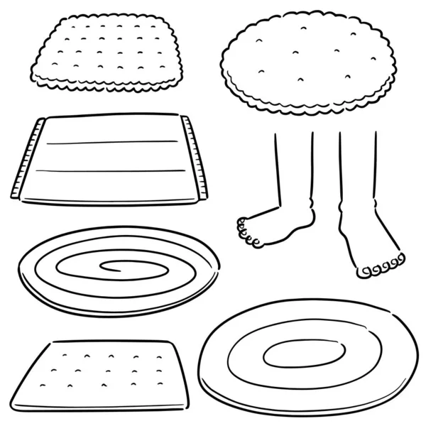 足拭くことのベクトルを設定 — ストックベクタ