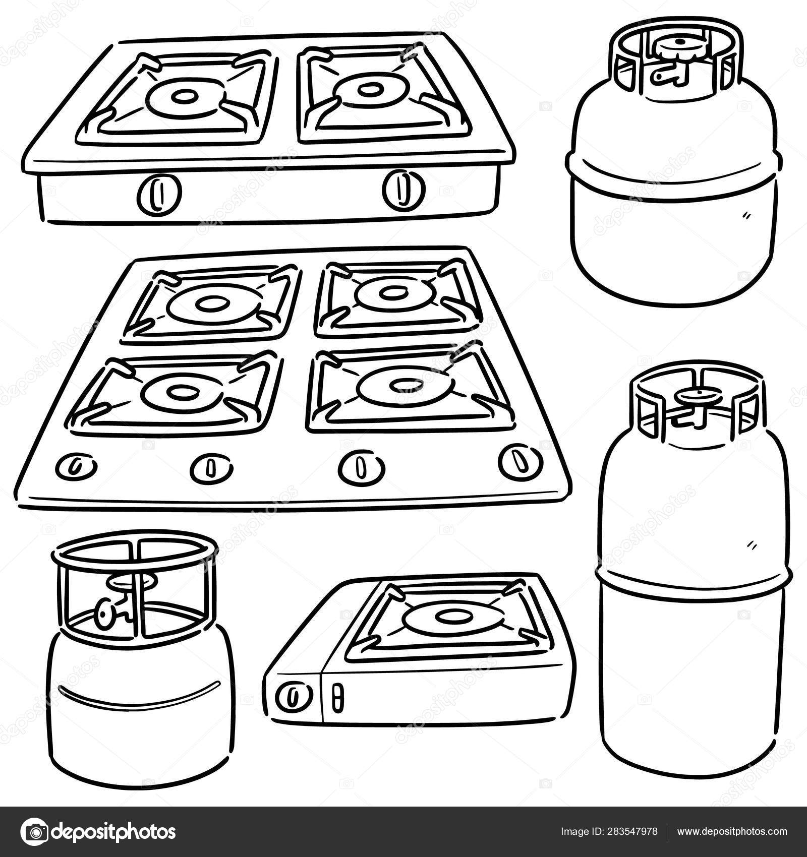 Featured image of post How To Draw A Gas Stove The gas oven has no wiring and costs more