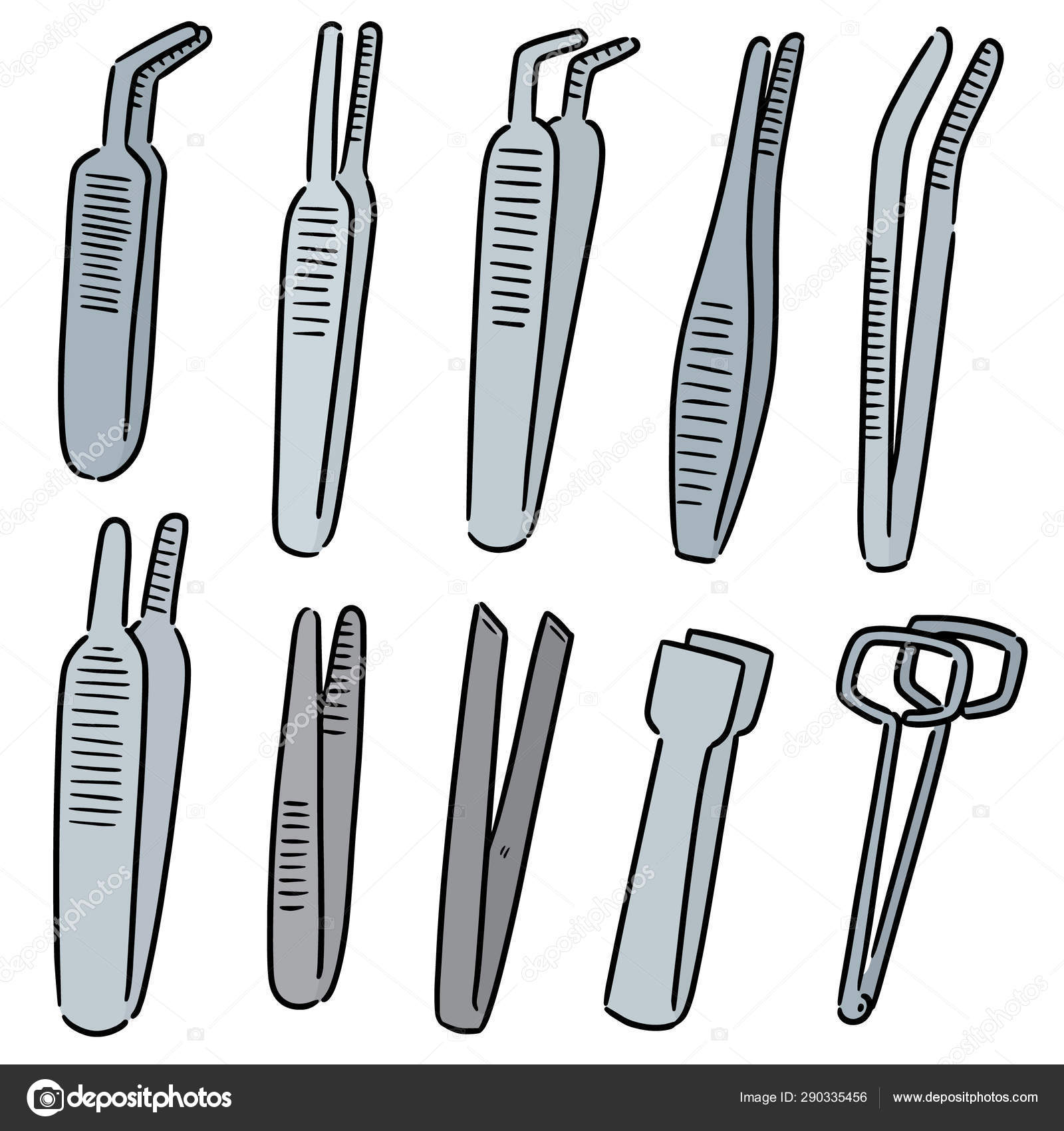 Vector Set Forceps Stock Vector Image by ©ourlifelooklikeballoon