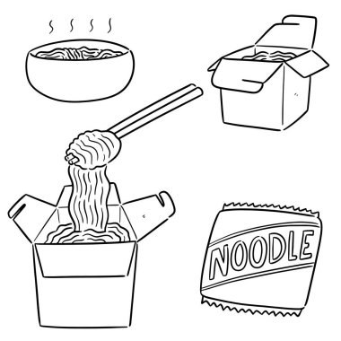 vektör makarna kümesi