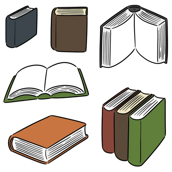 Vector Conjunto Libro — Archivo Imágenes Vectoriales