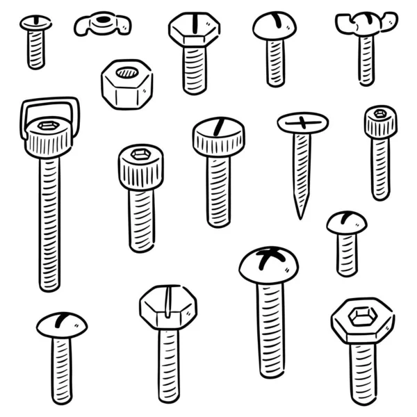 Vectorset Van Bout Moer — Stockvector