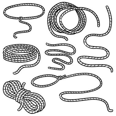 vektör halat kümesi