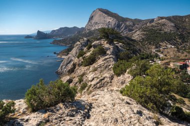 Karadeniz'den Sudak, Crimea Ceneviz kale duvarına görünümünü