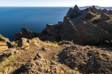 Dağ silsilesi Hoba-Tepe, Karadağ rezerv görünümünü