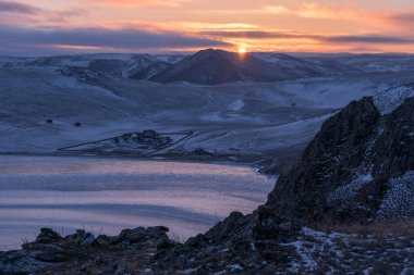Kış akşamı Deniz baykal
