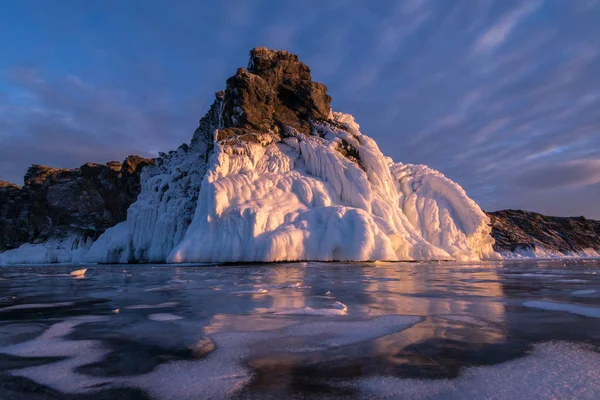 Ледяной Остров Олтрек Байкале — стоковое фото