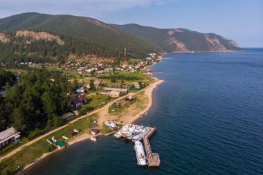 Big Koty köyünde iskelenin üst görünümü