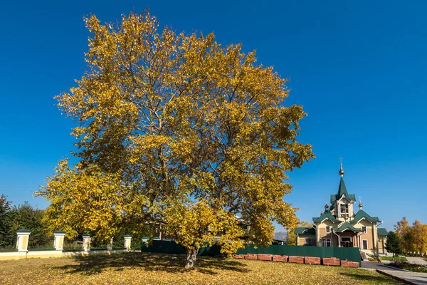 Pravoslavný kostel ve městě Slyudjanka. — Stock fotografie