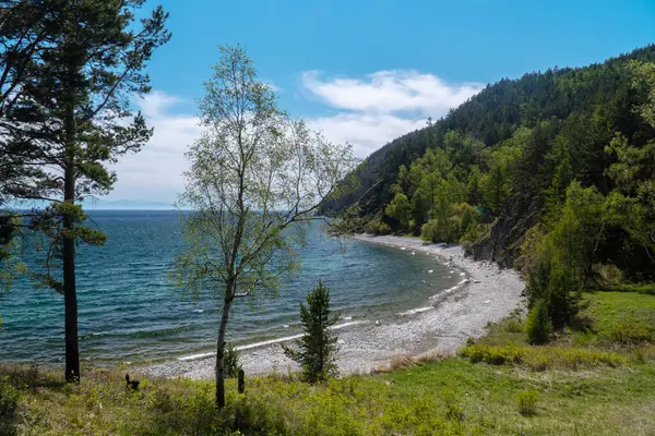 Beautiful Bay Shore Lake Baikal — Stock Photo, Image