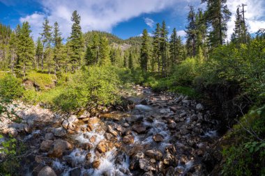 Khamar-Daban Dağları 'ndaki Podkomarnaya Nehri