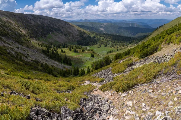 Beautiful Valley Hamar Daban Mountains — Stock Photo, Image