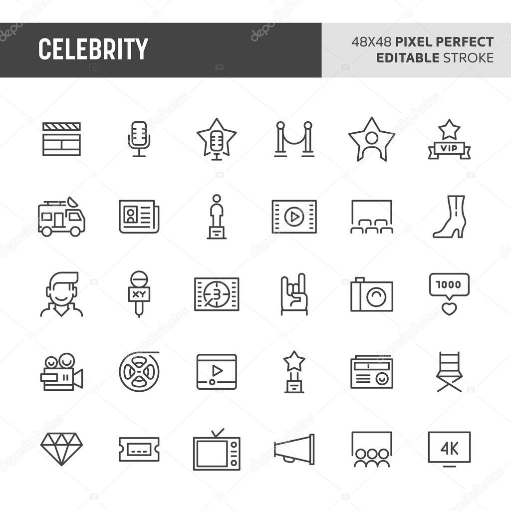 Celebrity Icon Set