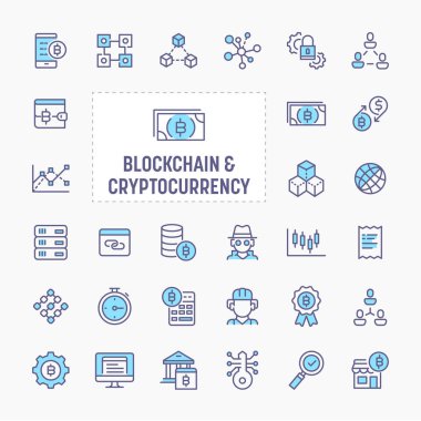 Blockchain & Cryptocurrency Simge Seti