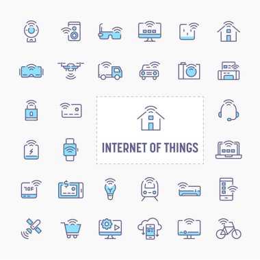 Şeylerin İnternet simgesi kümesi