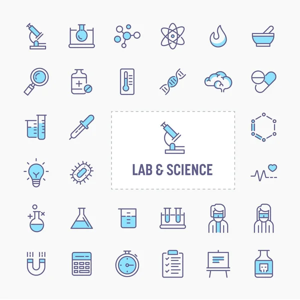 Lab & Sciences Minimal Simge Seti