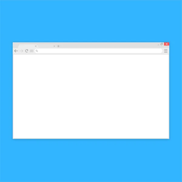 Browser window.web-Browser im flachen Stil. Fensterkonzept Internet-Browser. Mockup-Screen-Design. Konzept zur Vektorillustration. — Stockvektor