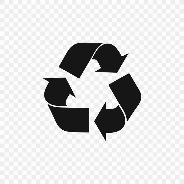 Plastic recycle symbol, icon. Vector illustration. EPS10. — Stock Vector