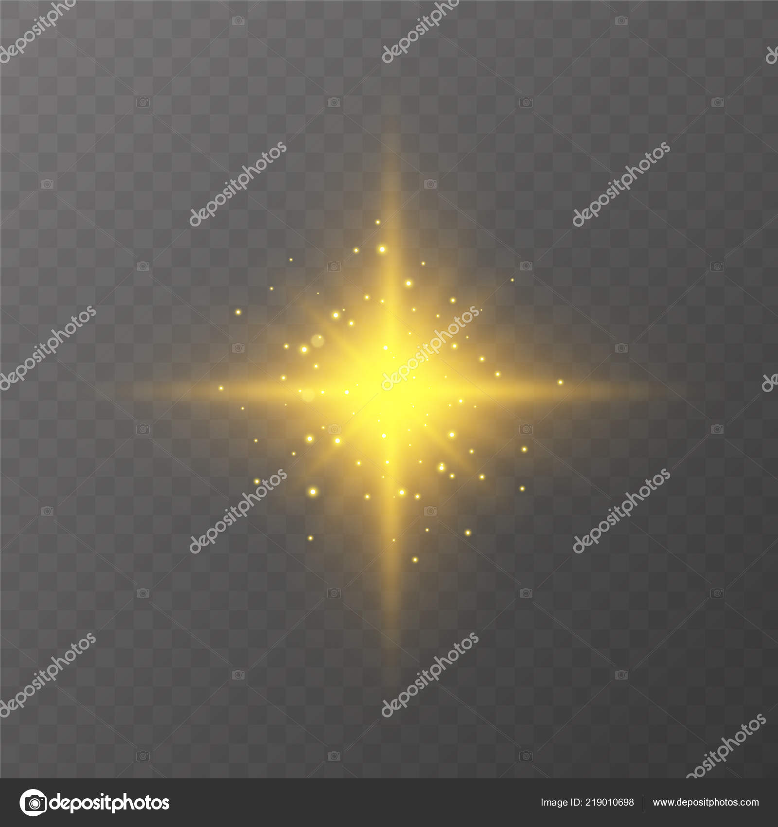 Premium Vector  Star burn glow energy shiny
