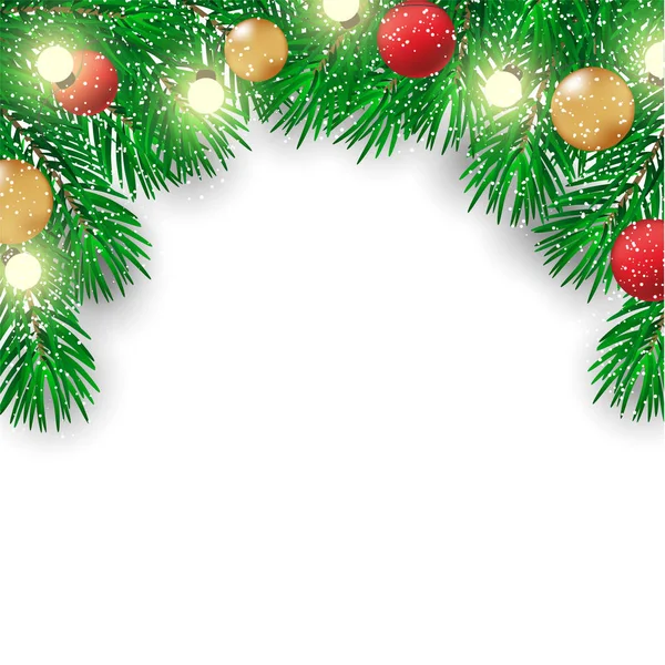 Feliz Año Nuevo y fondo de Navidad. Ilustración vectorial vacaciones . — Vector de stock