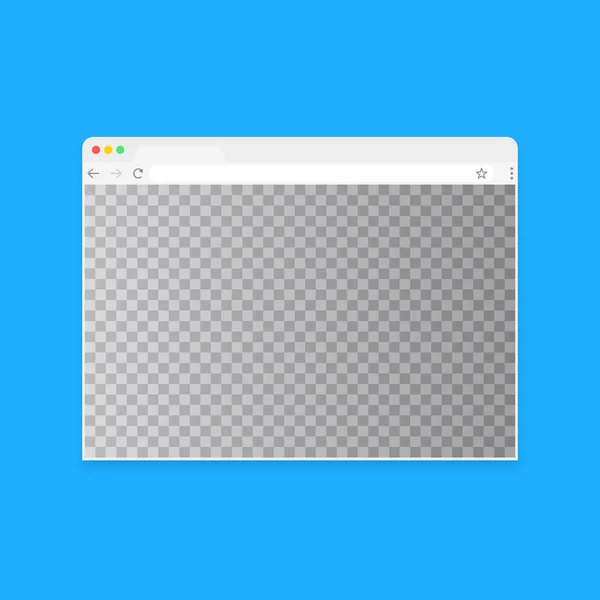 Navegador window.Web navegador em estilo plano. Janela conceito navegador de internet. Design de tela Mockup. Conceito de ilustração vetorial . — Vetor de Stock