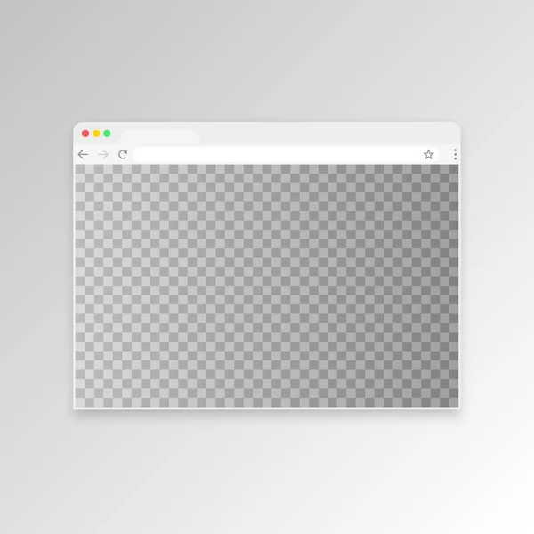 Navegador window.Web navegador em estilo plano. Janela conceito navegador de internet. Design de tela Mockup. Conceito de ilustração vetorial . — Vetor de Stock