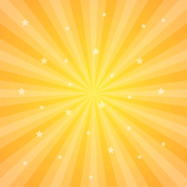 Ilustración vectorial de rayos solares. Rayos de fondo. Tema Sun ray fondo de pantalla abstracto. Elementos de diseño en estilo vintage. Banner web. Ilustración vectorial . — Vector de stock