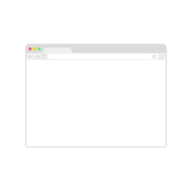 Tarayıcı penceresi. Düz stil içinde örümcek ağı kaş. Pencere kavramı Internet tarayıcısı. Mockup ekran tasarımı. Vektör illüstrasyon kavramı.