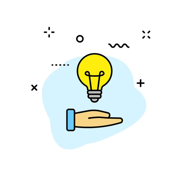 Creatividad e Idea iconos web en estilo de línea. Creatividad, Encontrar una solución, Lluvia de ideas, Pensamiento creativo, Cerebro. Ilustración vectorial . — Archivo Imágenes Vectoriales