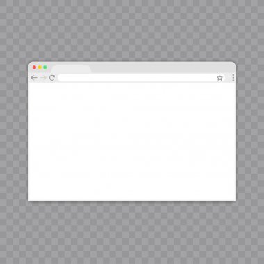 Tarayıcı penceresi. Düz stil içinde örümcek ağı kaş. Pencere kavramı Internet tarayıcısı. Mockup ekran tasarımı. Vektör illüstrasyon kavramı.